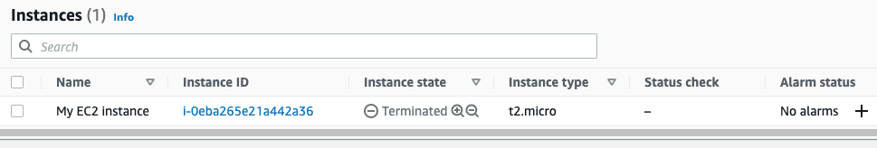 delete EC2 instance