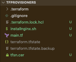 terraform provisioners project folder