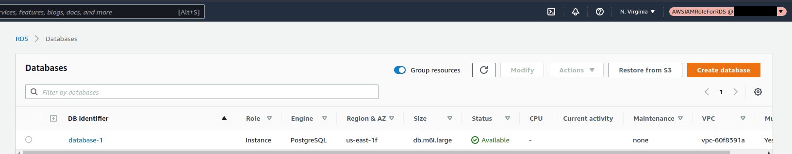 Using an IAM role to create resources notes