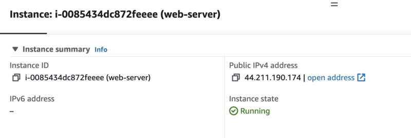 connecting to the EC2 instance via SSH