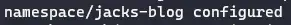 kubernetes namespaces yaml file