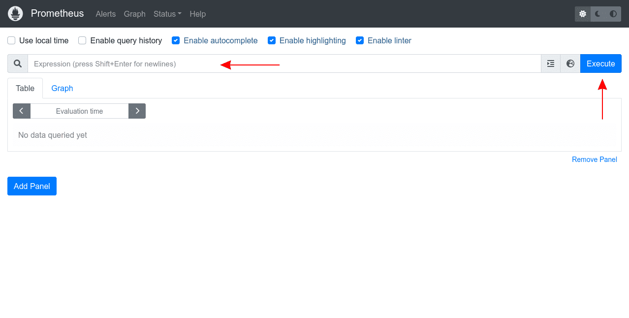 prometheus monitring prometheus UI