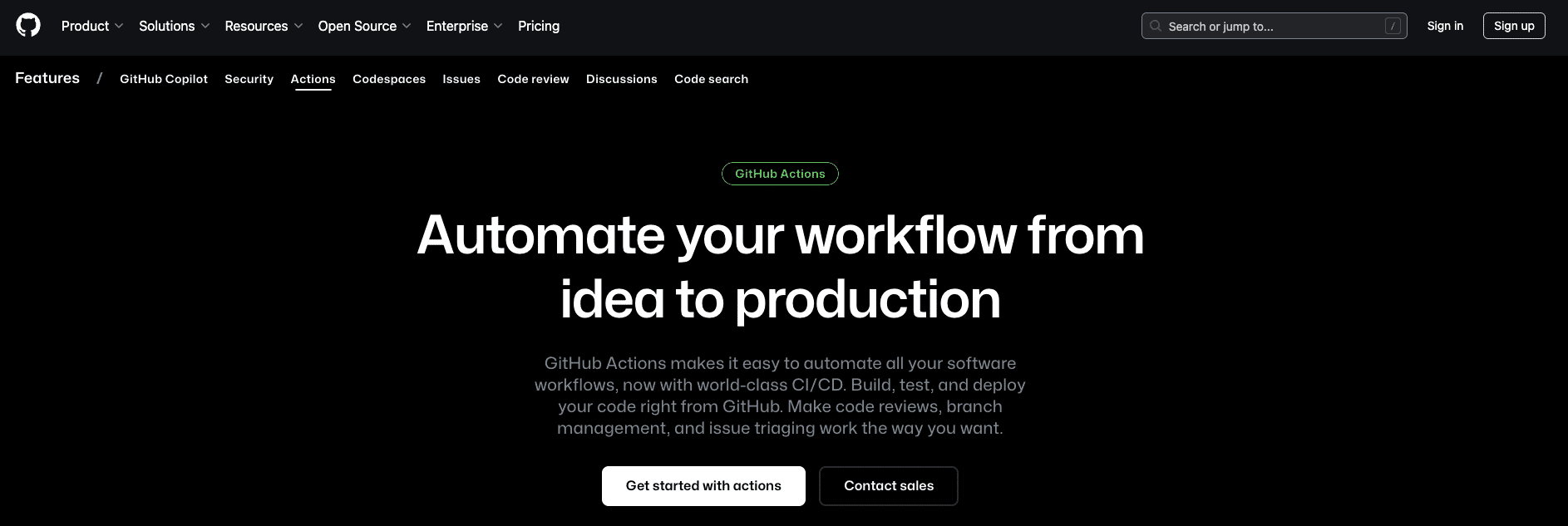 devops automation tools github actions