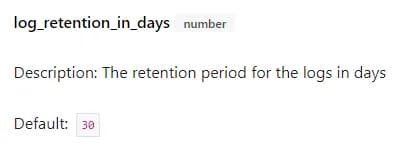 terraform aks cluster retention