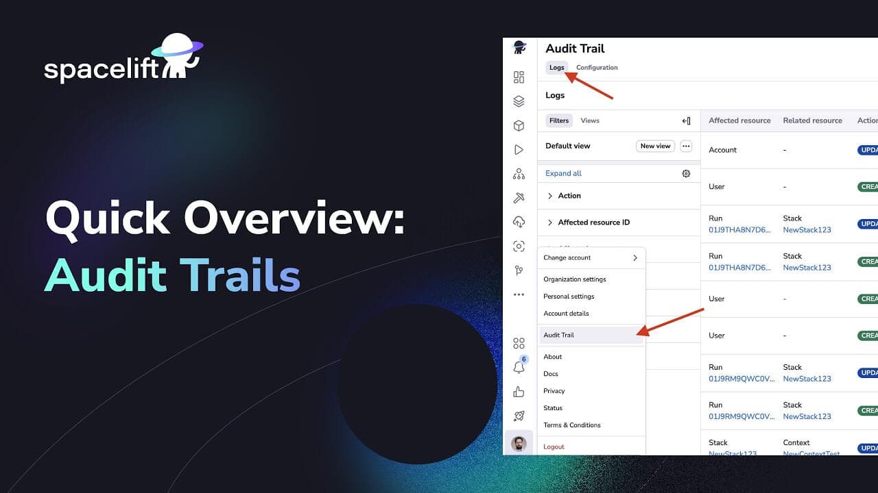 video thumbnail audit trail