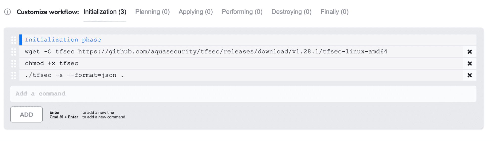terraform crossplane custom inputs