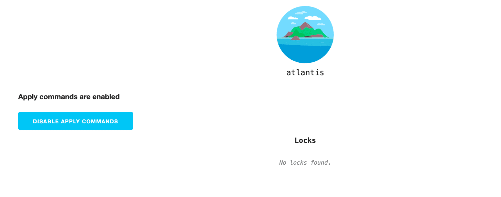 Terraform Enterprise alternative Atlantis view example