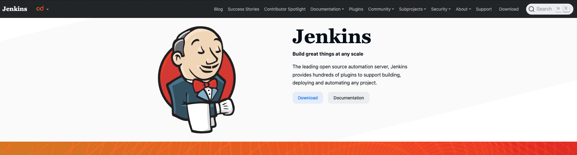 Terraform enterprise alternative Jenkins homepage screenshot