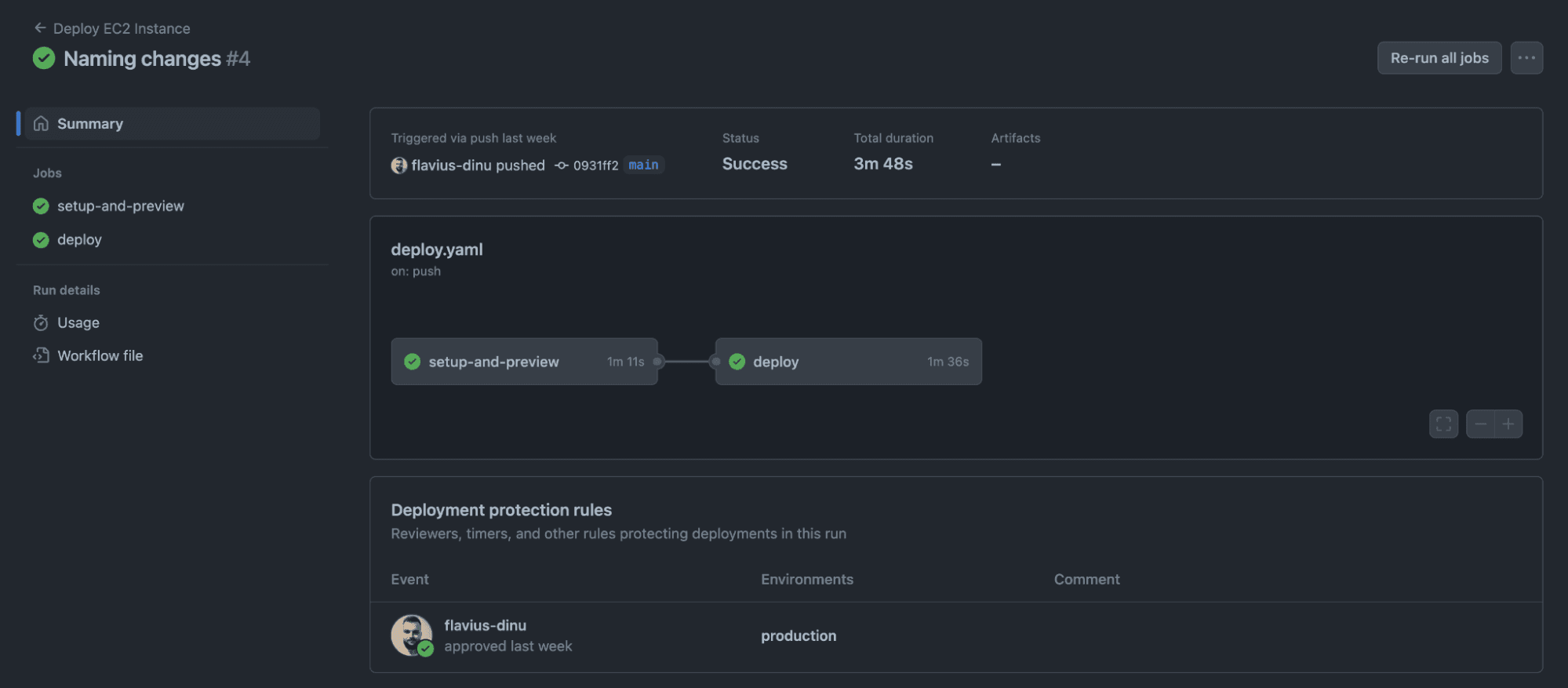 Terraform Enterprise alternative GitHub Actions ec2 instance deployment example