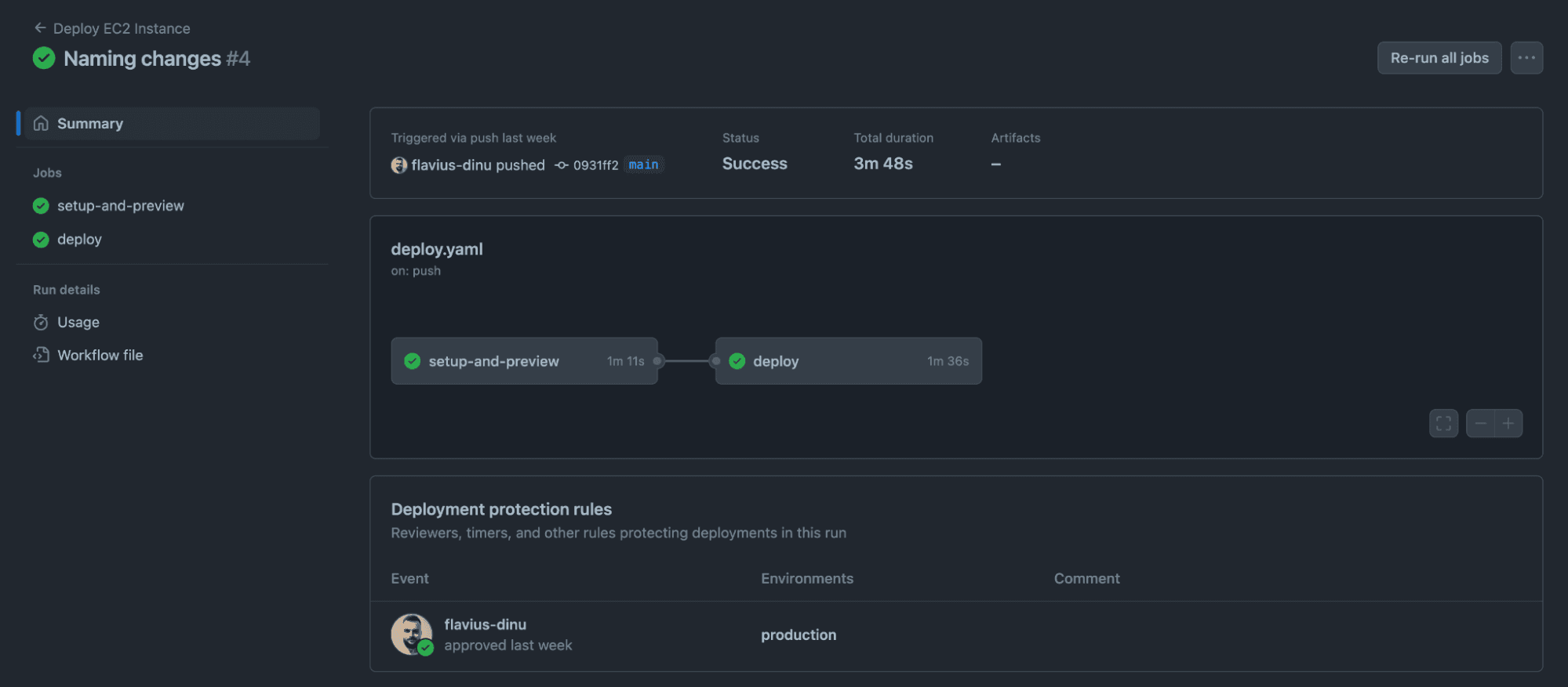 Terraform alternative GitHub Actions workflow example