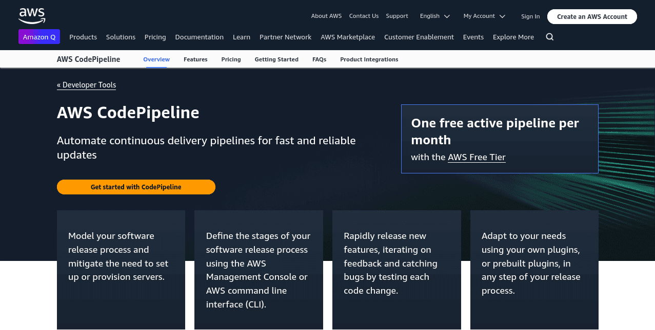 continuous delivery tools aws codepipeline