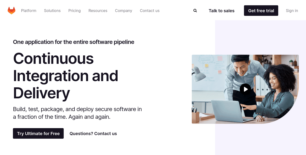 continuous delivery tools gitlab