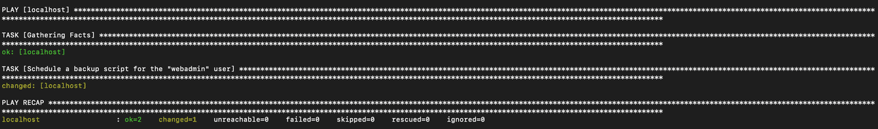 Creating a cron job for a specific user