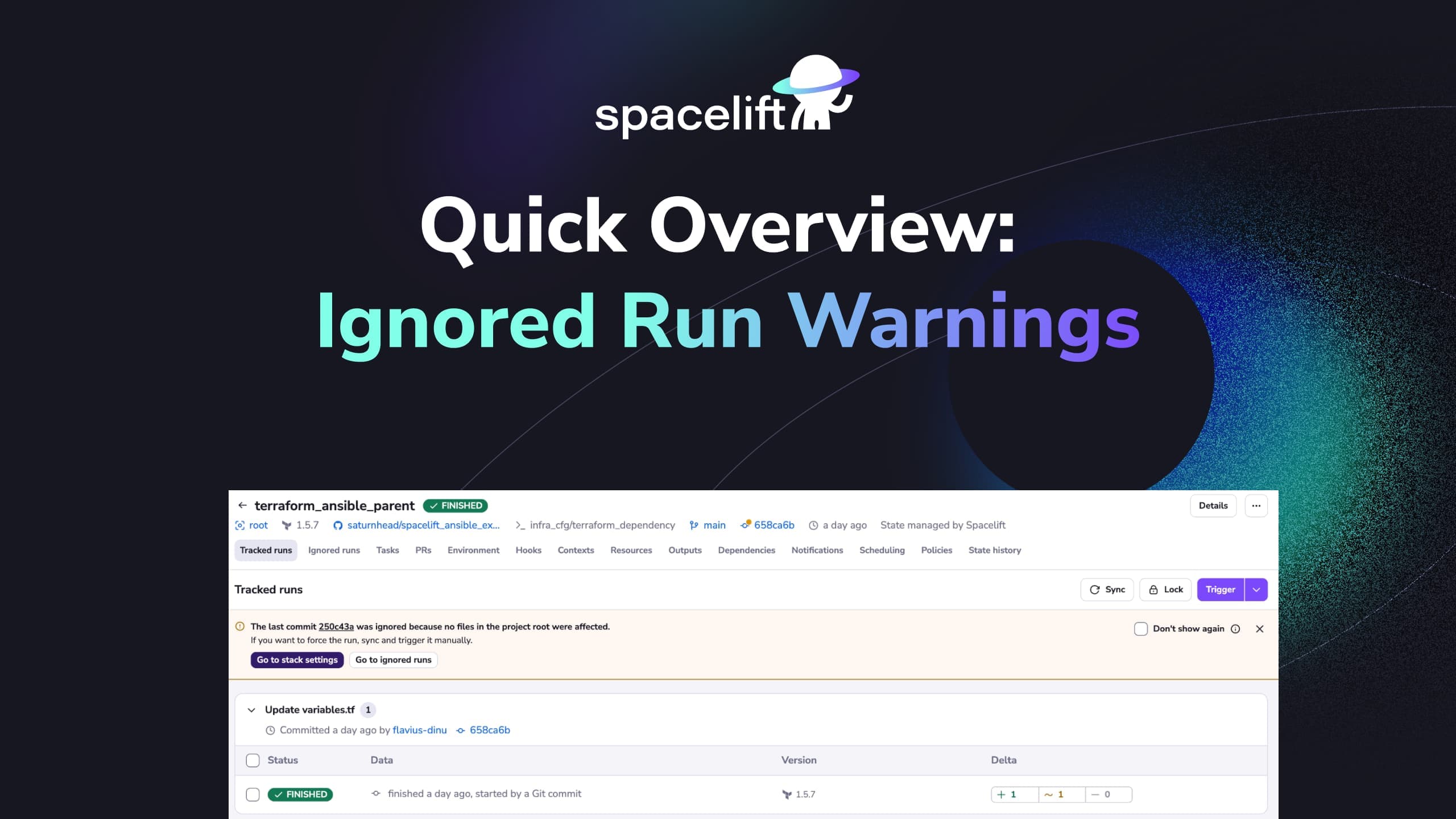 Ignored Run Warnings Thumbnail
