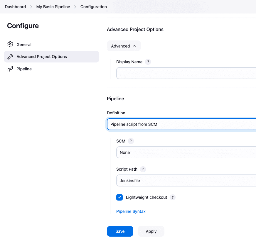 Pipeline script from SCM