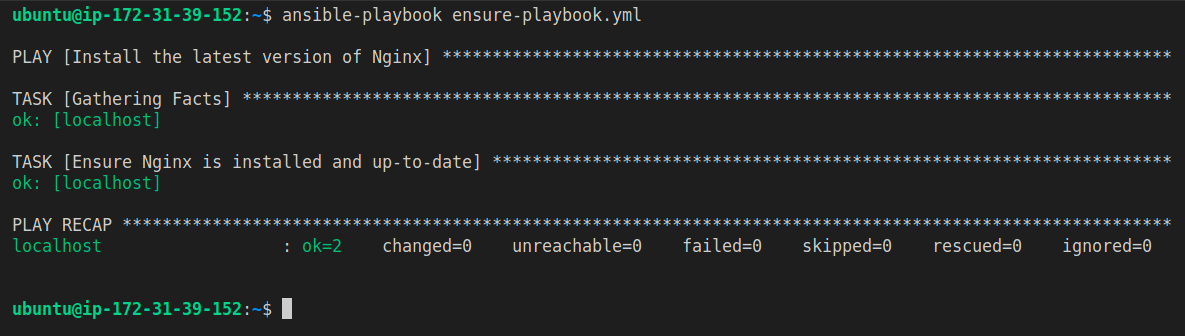 install latest package version ansible apt