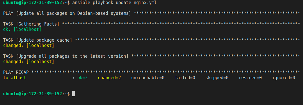 install single package ansible apt
