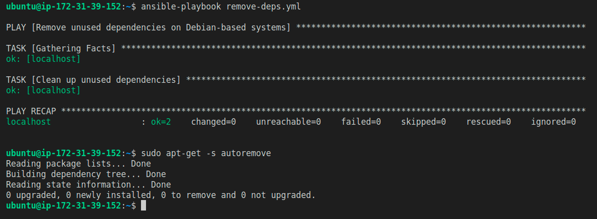 remove unused dependencies ansible apt