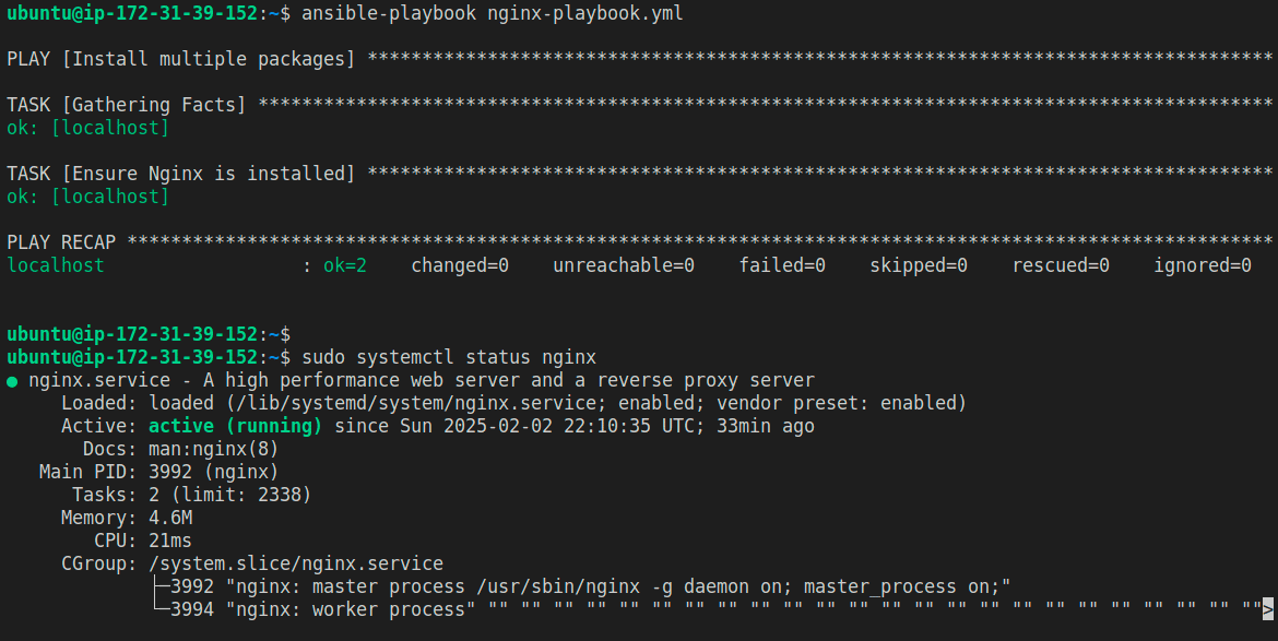 validate if package is installed ansible apt