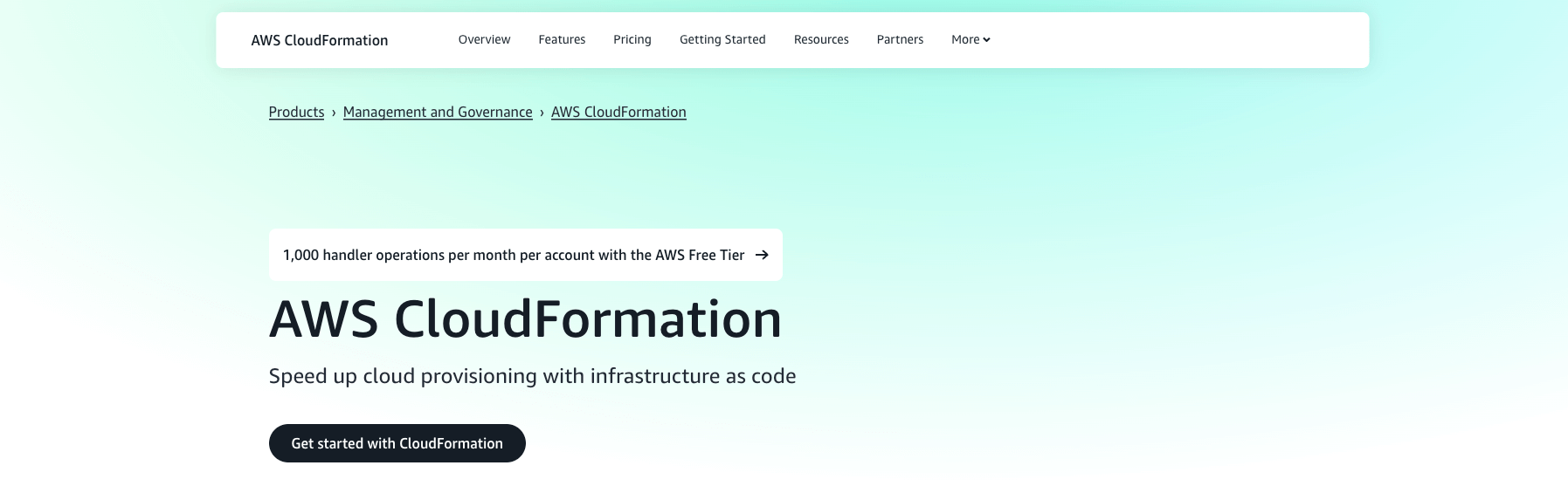 aws devops tools cloudformation