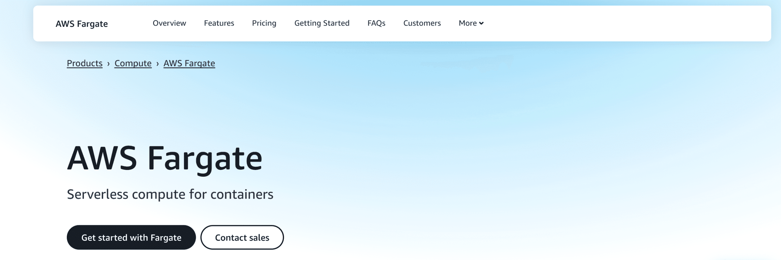 aws devops tools aws fargate