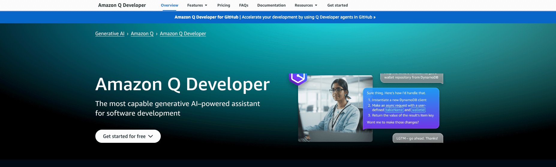 aws devops tools amazon q developer