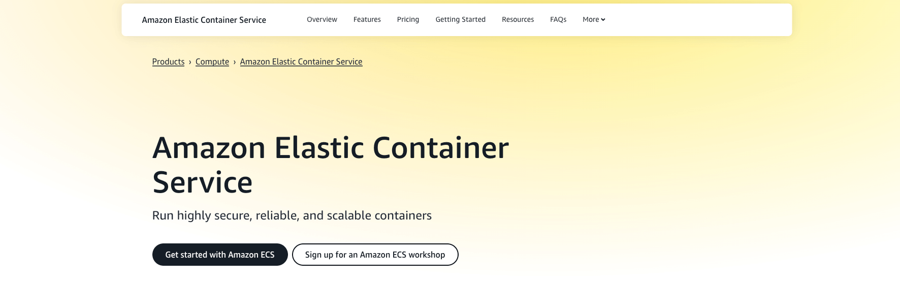 aws devops tools amazon ecs