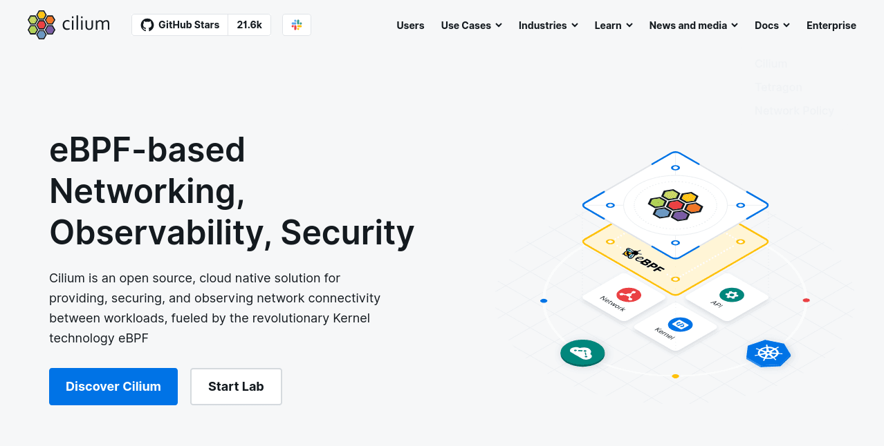 kubernetes security tools cilium