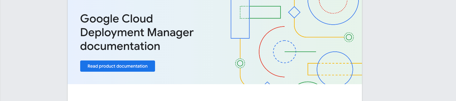 screenshot showing the google deployment manager page