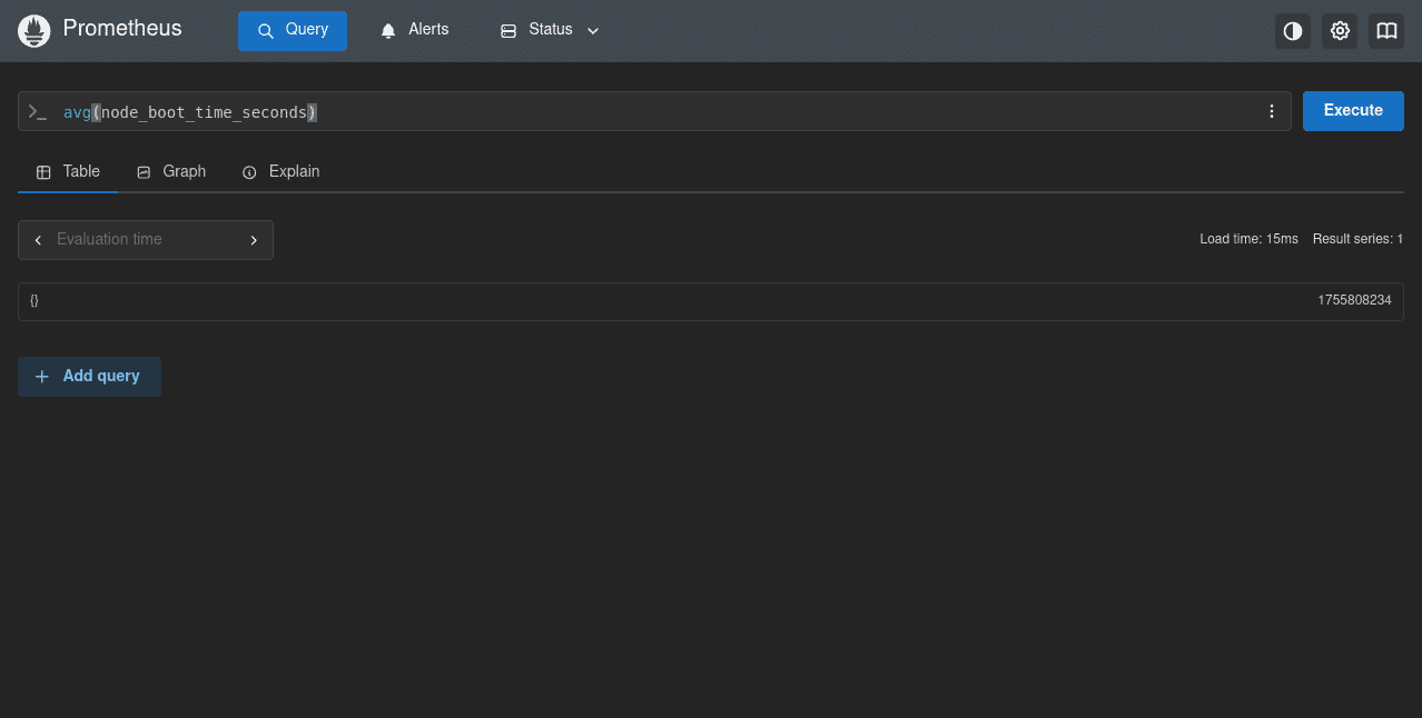 Get the average Node boot time in seconds