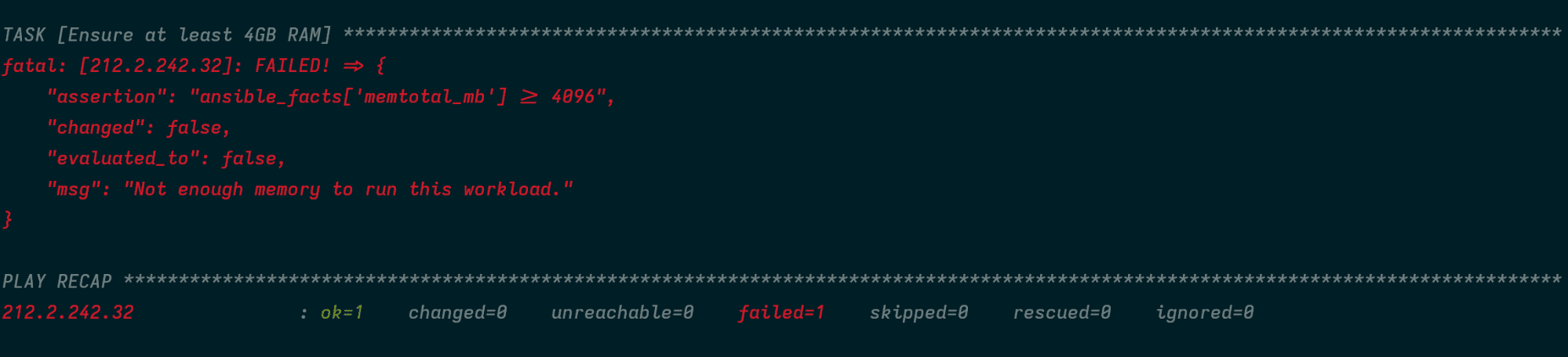 Validating system resources with assertions