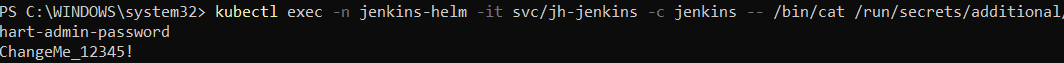 Log in with the admin credentials