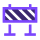struck fence icon