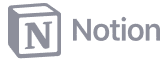 notion logo in gray scale