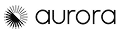 aurora solar logo in black and gray scale