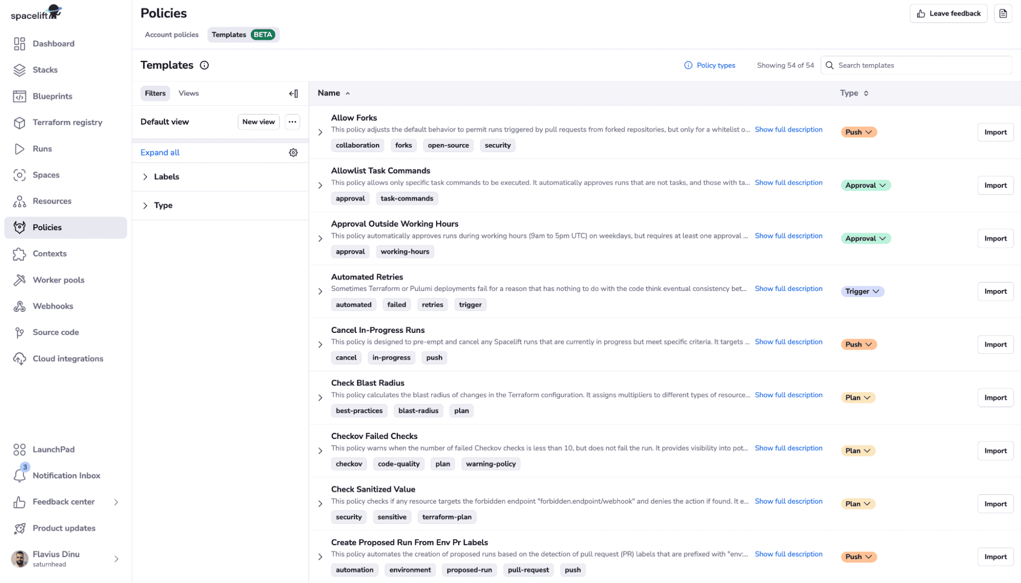 spacelift Policy Library