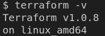 $ terraform -v
