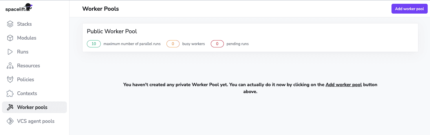 Add worker pool