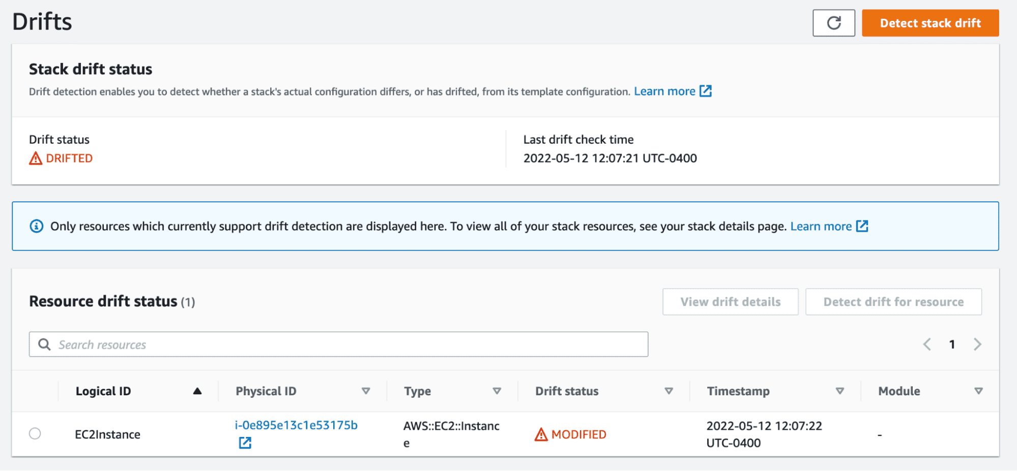 AWS Console Overview