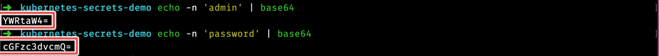 kubernetes secrets base64