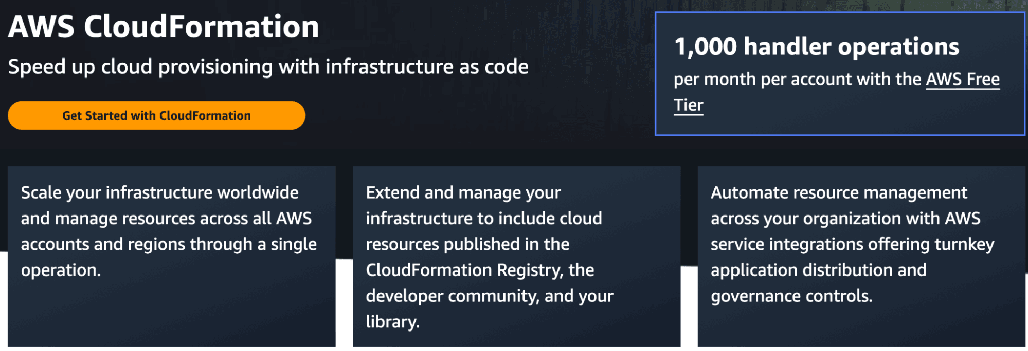 cloudformation iac framework