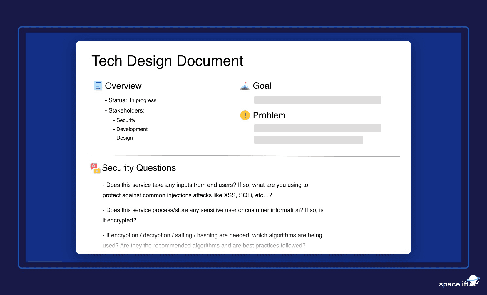 devsecops tech design documents