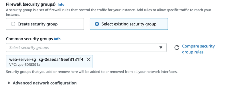 firewall (security groups)