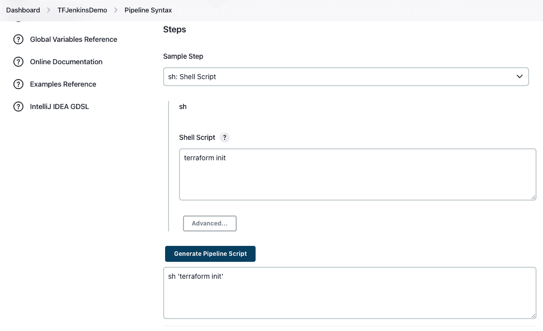 jenkins pipeline syntax steps