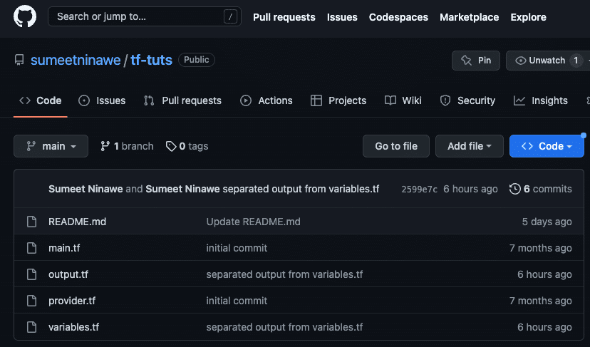 jenkins terraform github cofig