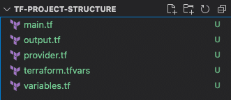 terraform project structure