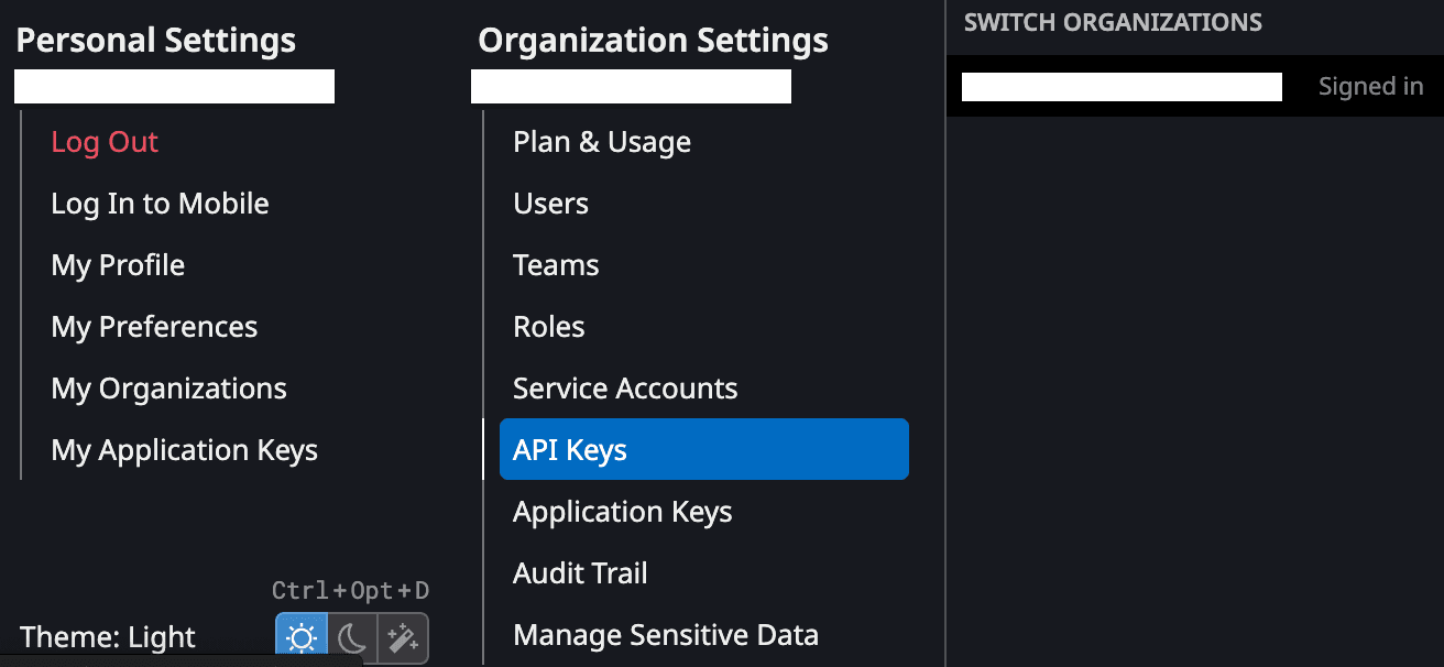 datadog api key