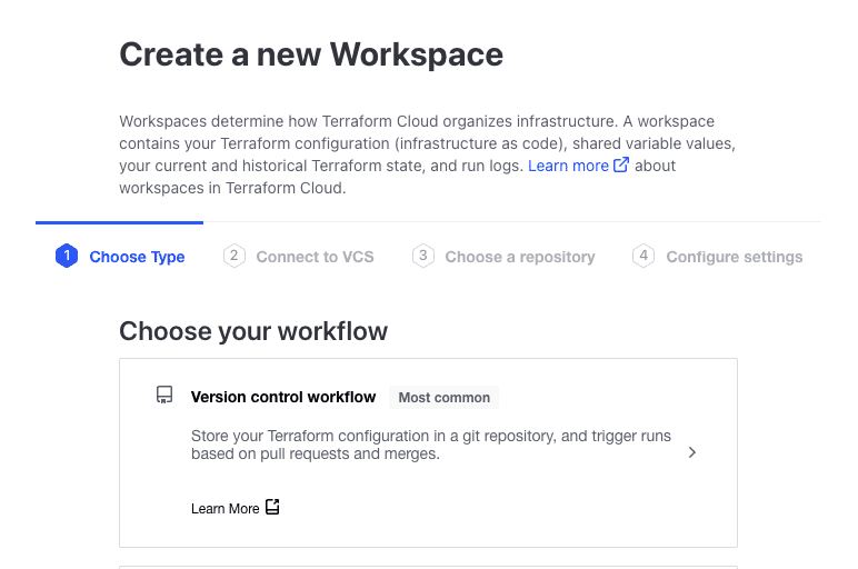 terraform cloud workspace