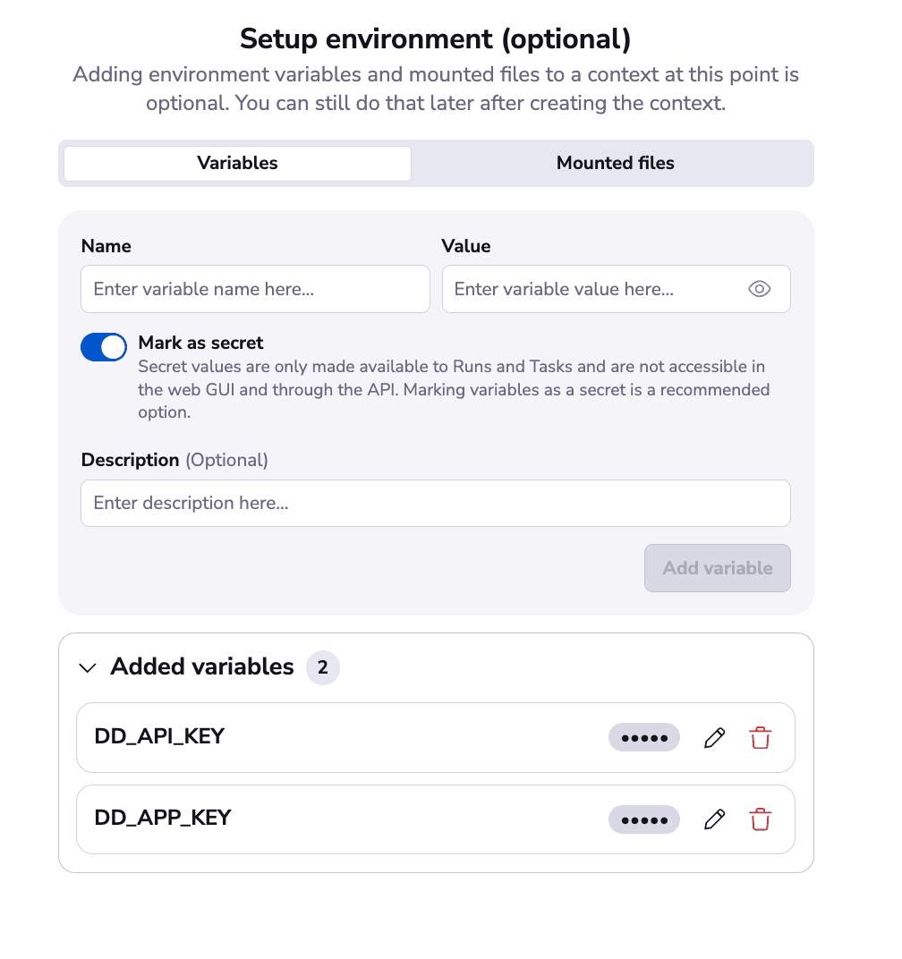 terraform datadog environment