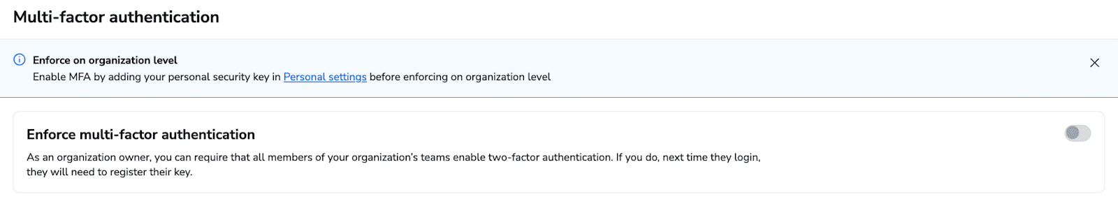 MFA authentication